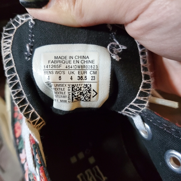 Converse canvas floral sneakers - Picture 2 of 5